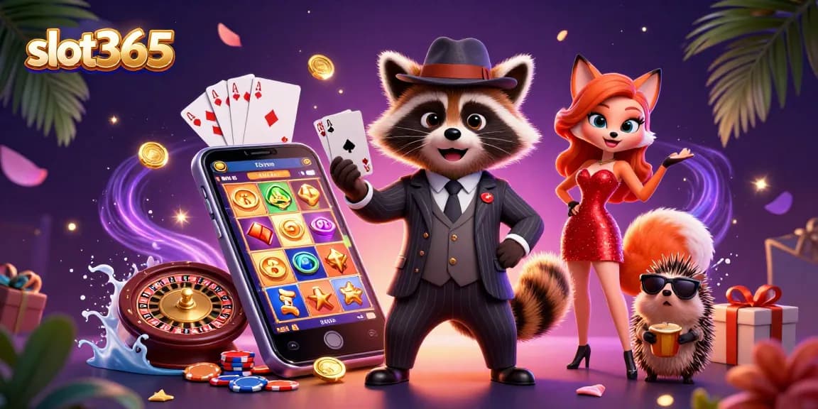 Experience thrilling gameplay at slot365 with dynamic characters and exciting casino elements.