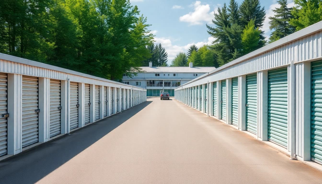 Secure cold lake storage units offering various options for optimal organization and accessibility.
