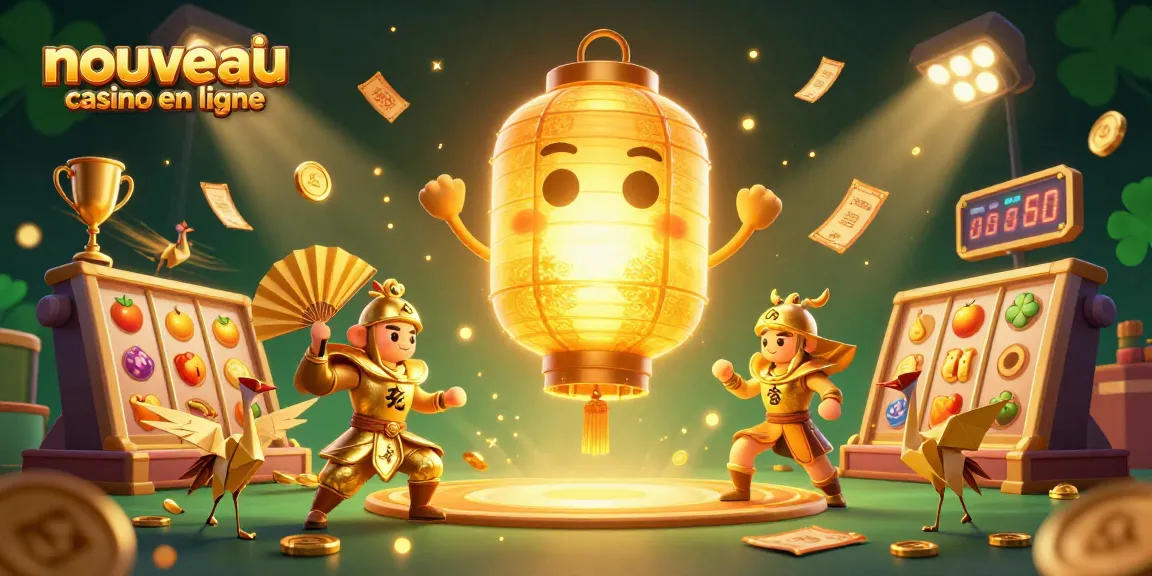 Découvrez le nouveau casino en ligne avec des personnages de lanternes et des éléments riches de jeux de casino.
