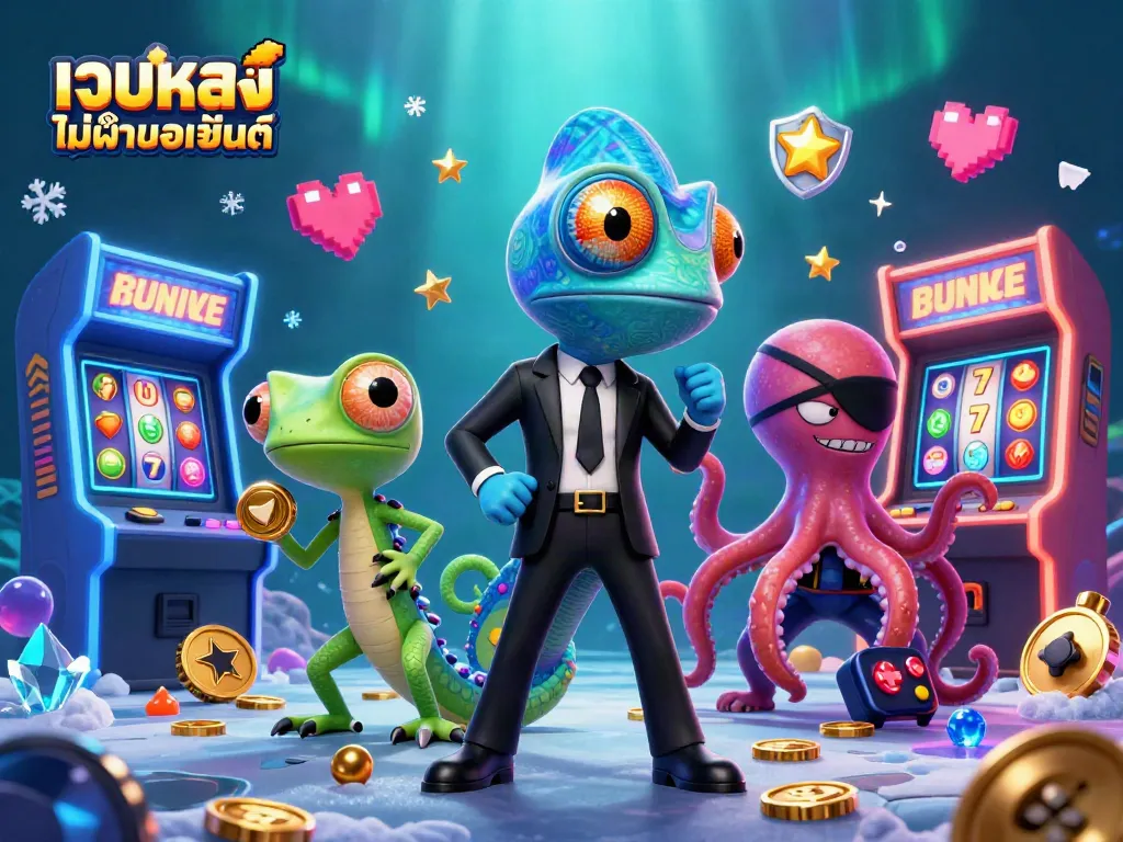 เกมสล็อตเว็บตรงไม่ผ่านเอเย่นต์ ปลอบทุกคนเสี่ยงโชคด้วยภาพประกอบคาสิโนสุดอลังการ