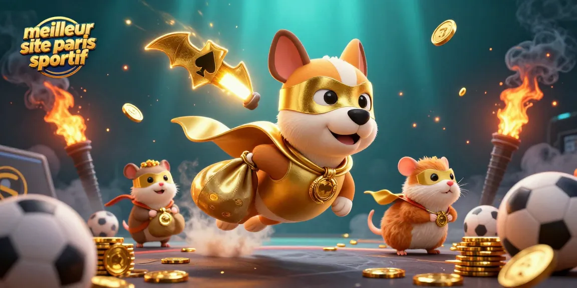 Pariez sur le meilleur site de paris sportif avec des héros animaliers lotis de pièces d'or.