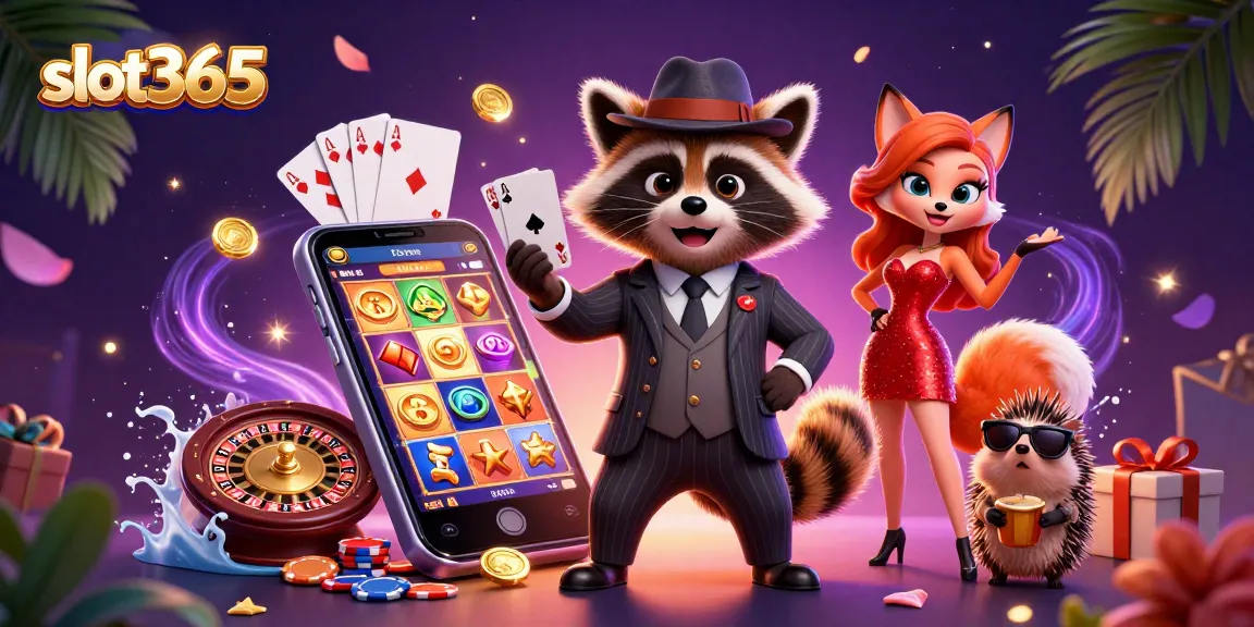 Experience thrilling gameplay at slot365 with dynamic characters and exciting casino elements.