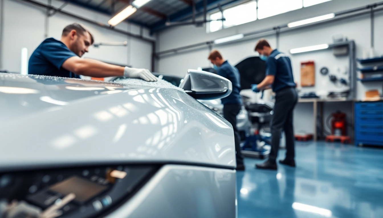 Expert auto detailing Cleveland TN services enhancing a luxury vehicle's shine.
