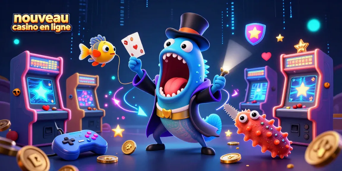 Nouveau casino en ligne animé par un poisson-lanterne et une anguille goulue, offrant magie et jeux captivants.