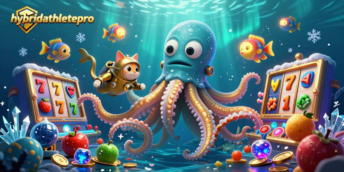 Engage with hybridathletepro in a vibrant underwater casino adventure, featuring jackpot reels and dynamic characters.