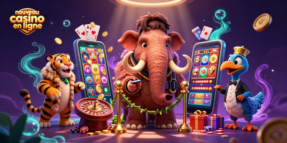 Profitez des jeux de machines à sous dans un nouveau casino en ligne fascinant avec des personnages animés et des éléments dynamiques.