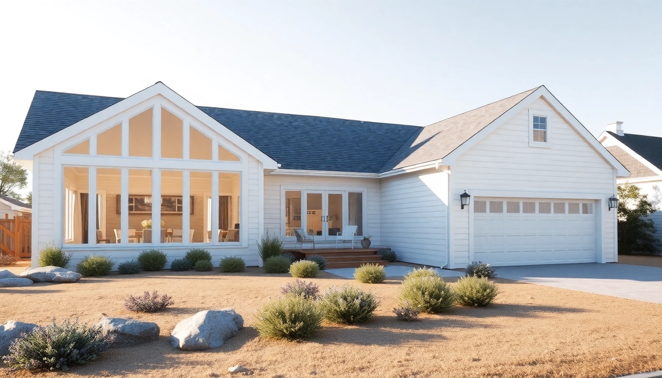Beautiful cape cod home addition with attached garage and spacious design.