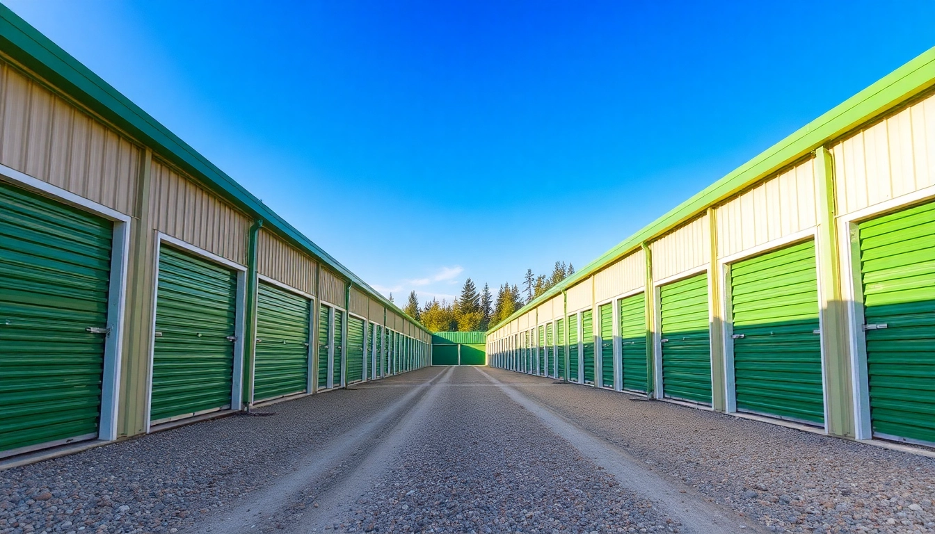 Efficient cold lake storage facility offering secure and organized units for rental.