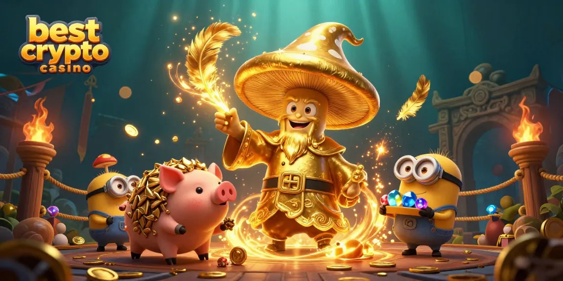 Jouez dans le meilleur casino crypto avec des éléments de magie et de trésor fascinants.