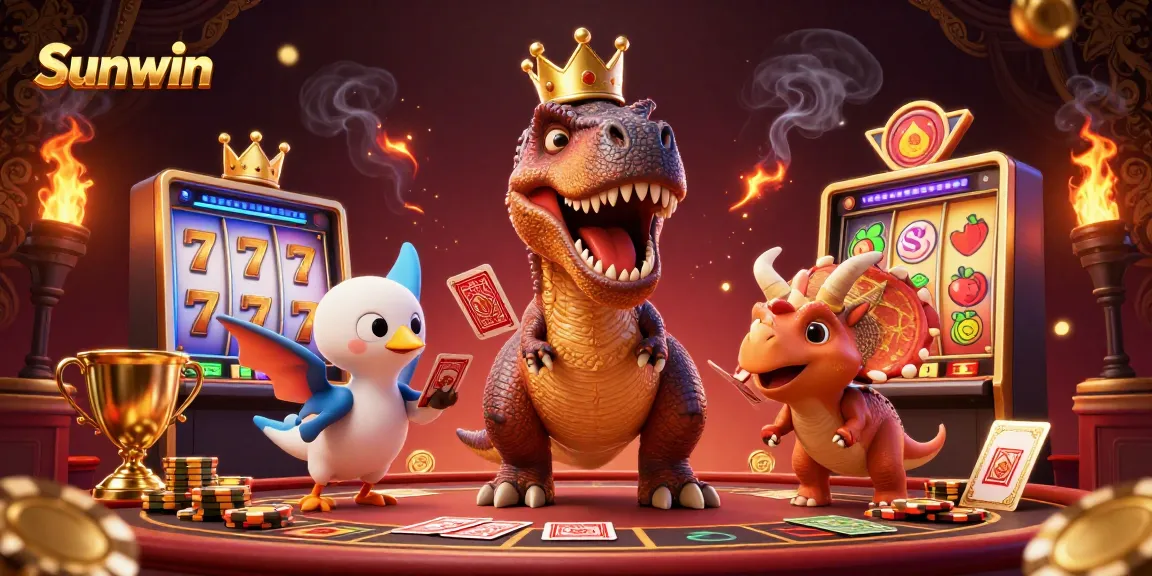 Engage with thrilling casino gameplay at Sunwin with charming characters in an energetic scene!