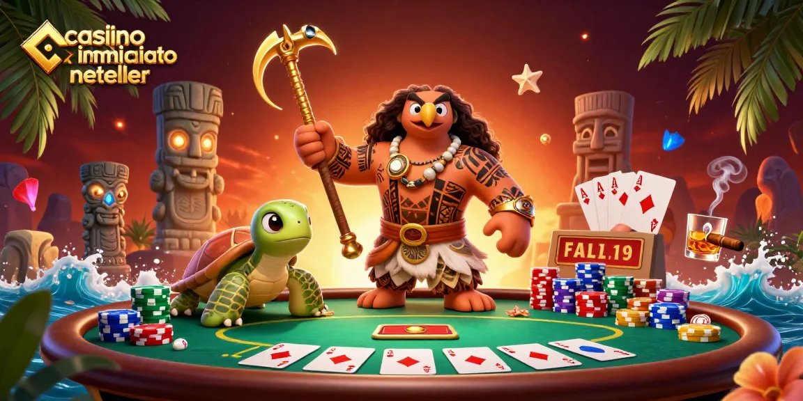 casino prelievo immediato neteller con un falco e una tartaruga in un'atmosfera vivace di poker