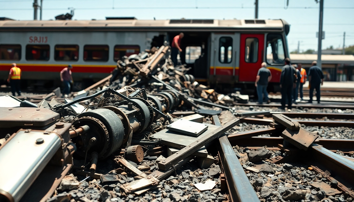 Emergency responders assess the scene of the spain train crash, highlighting the urgency of rescue efforts.