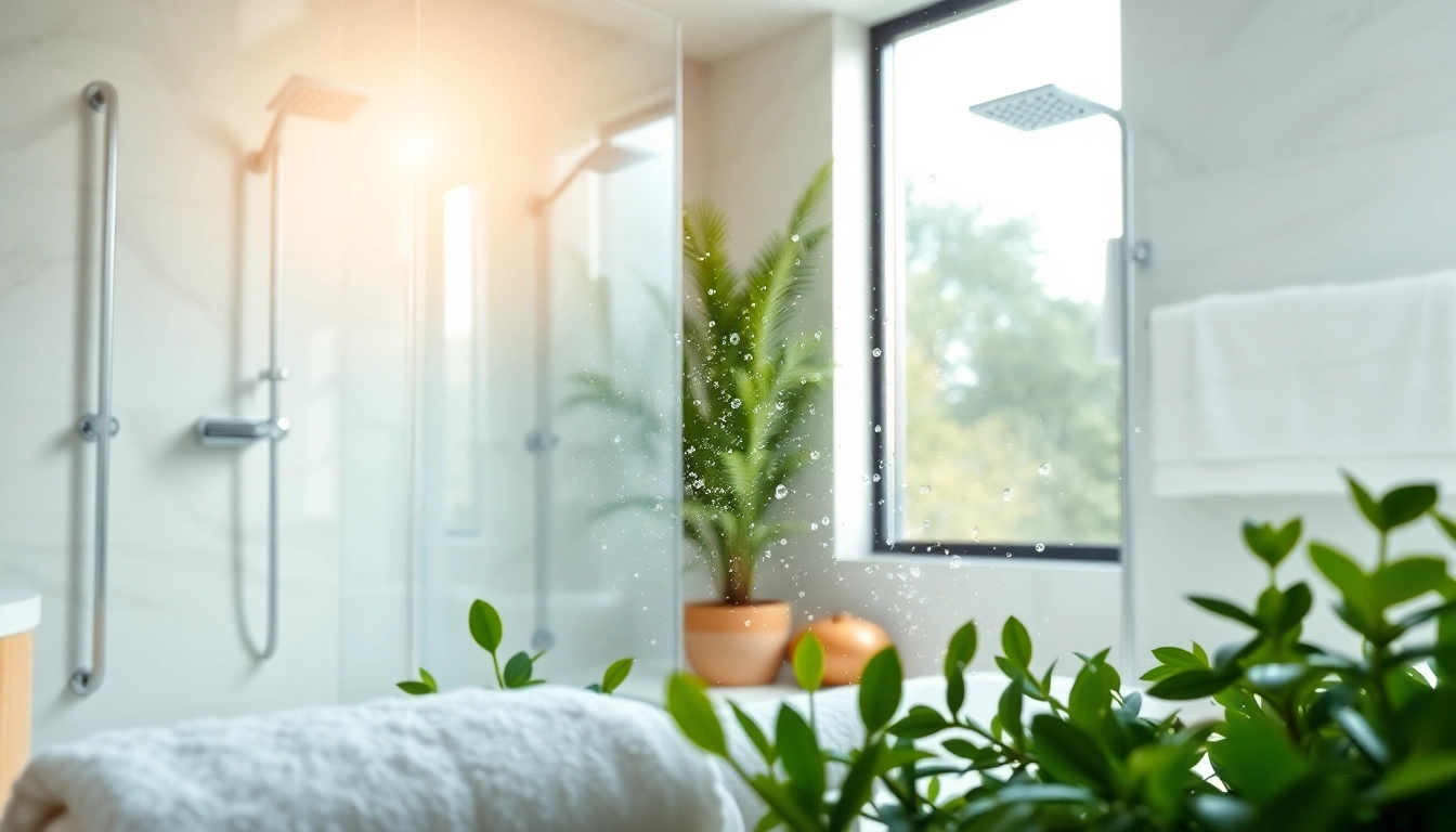 Experience elegant showers Australia in a modern bathroom with sleek designs and natural lighting.