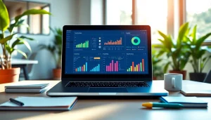 Experience the smm reseller panel in a vibrant digital marketing workspace with analytics dashboards.