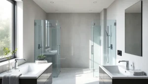 Erleben Sie die eleganten Badprodukte von sonni sanitär GmbH in einem modernen Badezimmer.