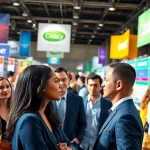 Job in Chicago seekers engaging at a vibrant career fair with employers.