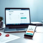 Create a pay link for a file seamlessly with a modern workspace setting highlighting payment links.