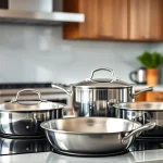 Best cookware for induction NZ showcased in a modern kitchen setting, highlighting its premium quality.