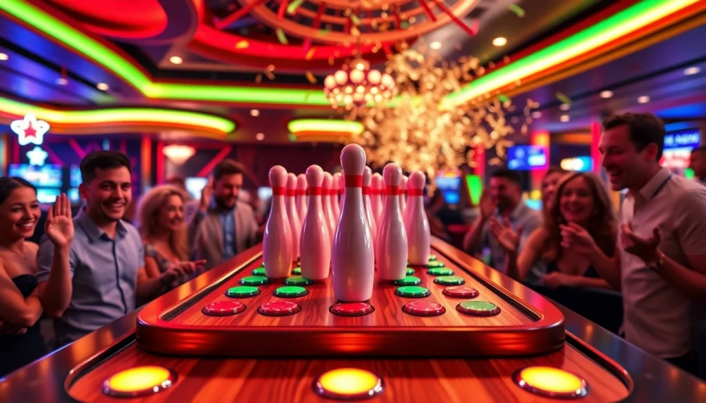 Menangkan hadiah menarik dalam slot plinko dengan papan berwarna-warni dan suasana energik.