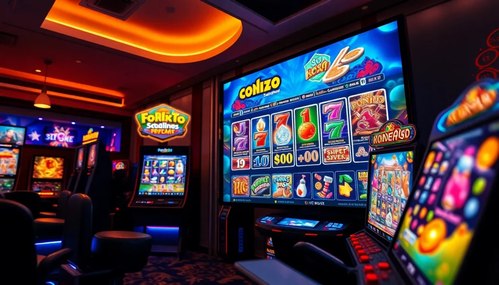 Kode4d slot platform showcasing colorful graphics and engaging gameplay atmosphere.