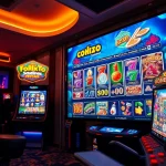 Kode4d slot platform showcasing colorful graphics and engaging gameplay atmosphere.
