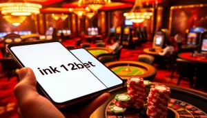 Experience the thrill of gambling with "ink vao 12bet" scene showcasing exciting casino activities.