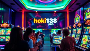 Experience online gaming excitement with hoki138 pro in a vibrant digital atmosphere.
