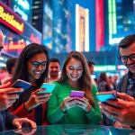 Experience online sports betting California with enthusiastic bettors engaging on modern devices.