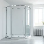 Admire the stunning cabine de douche intégrale showcasing a modern bathroom design.