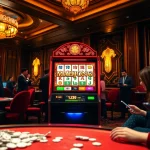 Rasakan kegembiraan demo slot Mahjong dalam suasana kasino yang hidup, dengan penjudi yang antusias dan mesin beraneka warna.