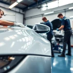 Expert auto detailing Cleveland TN services enhancing a luxury vehicle's shine.