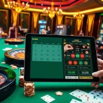 Experience sbobet link alternatif through an exciting casino scene featuring roulette, poker tables, and vibrant slot machines.