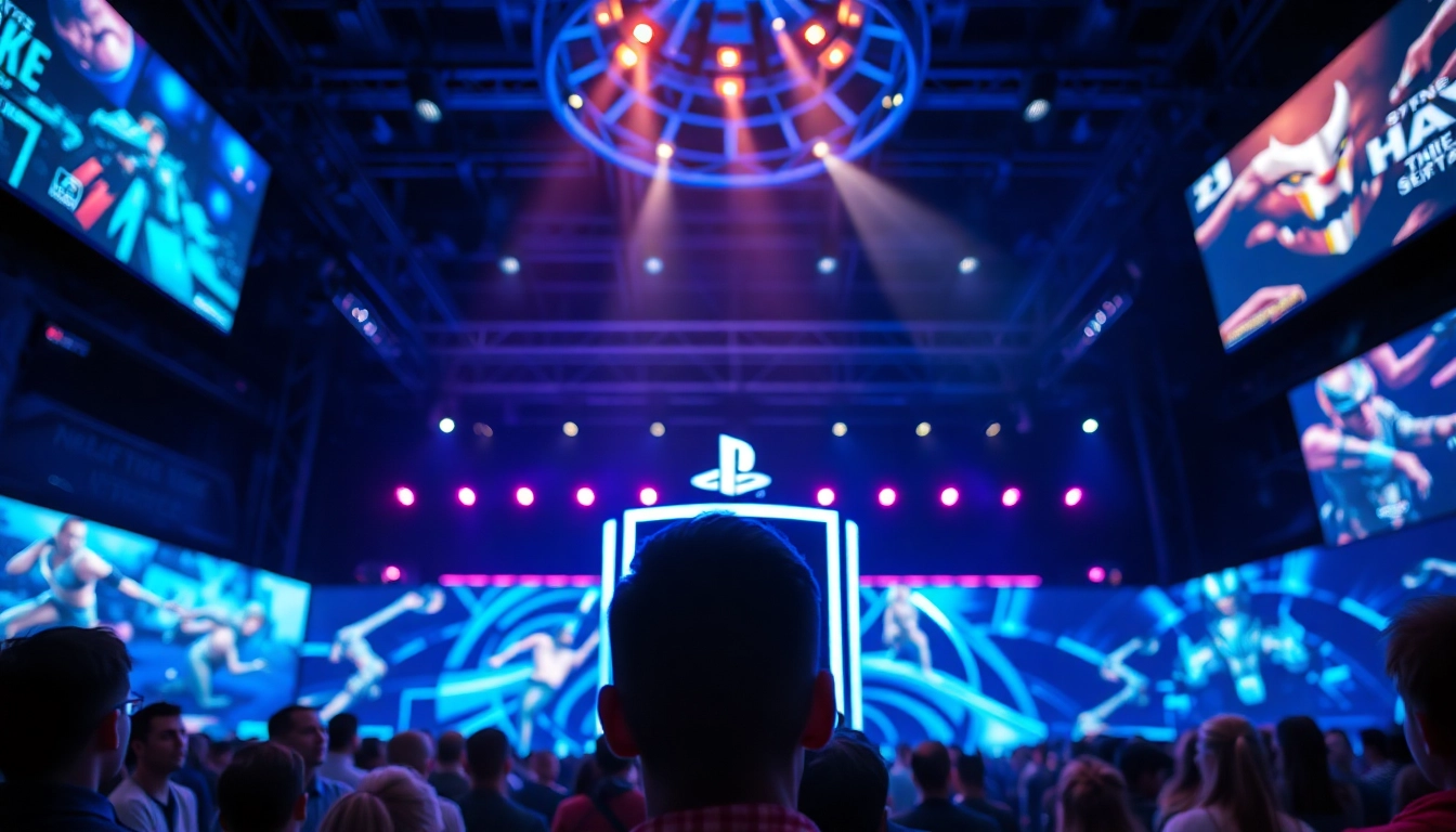 Engaging scene from the PlayStation Showcase 2026 news displaying exciting game trailers and announcements.