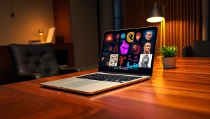 Engaging workspace featuring NSFW AI image generation with vibrant artwork.