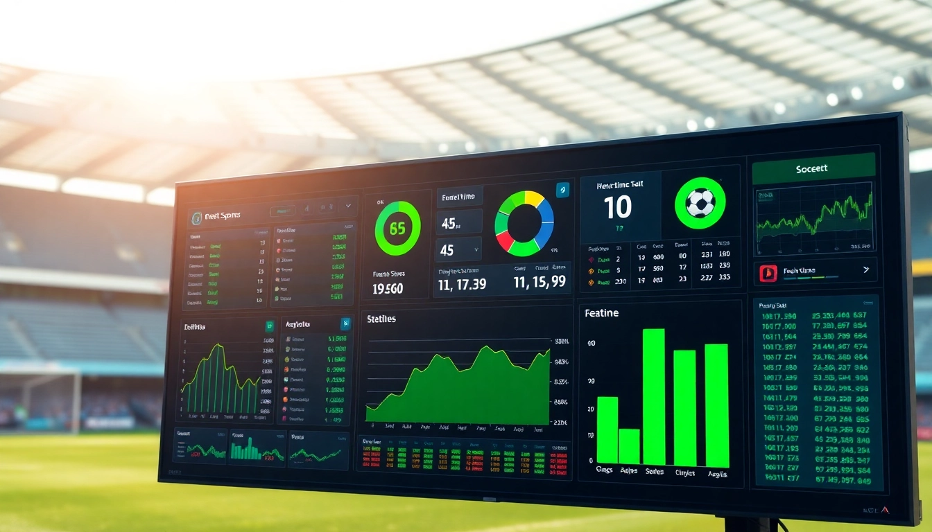 View detailed soccer statistics and scores, including ผลบอลบ้าน highlights from the digital dashboard.