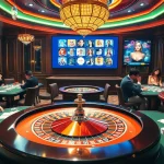 Engaging players at a roulette table highlight the thrill of mobile porn game experiences.