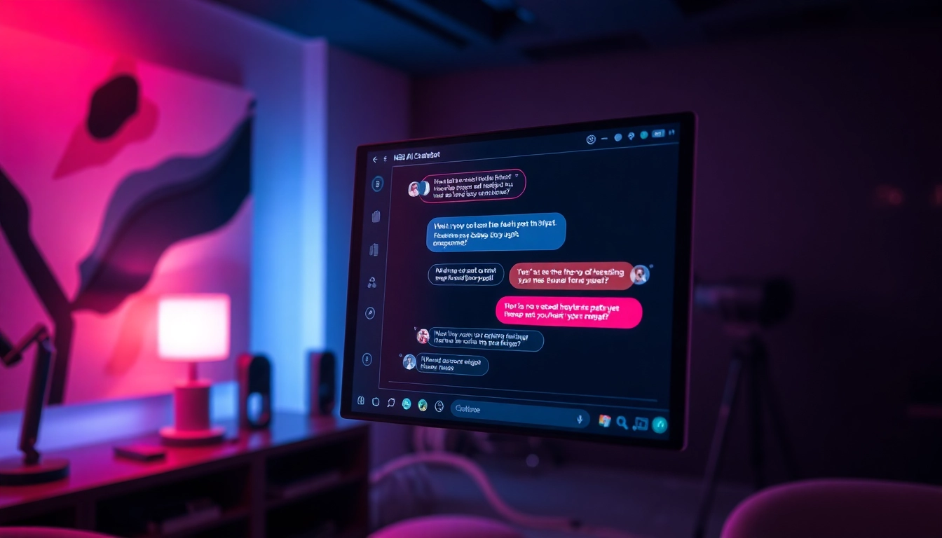 Experience engaging conversations with an innovative nsfw ai chatbot interface.