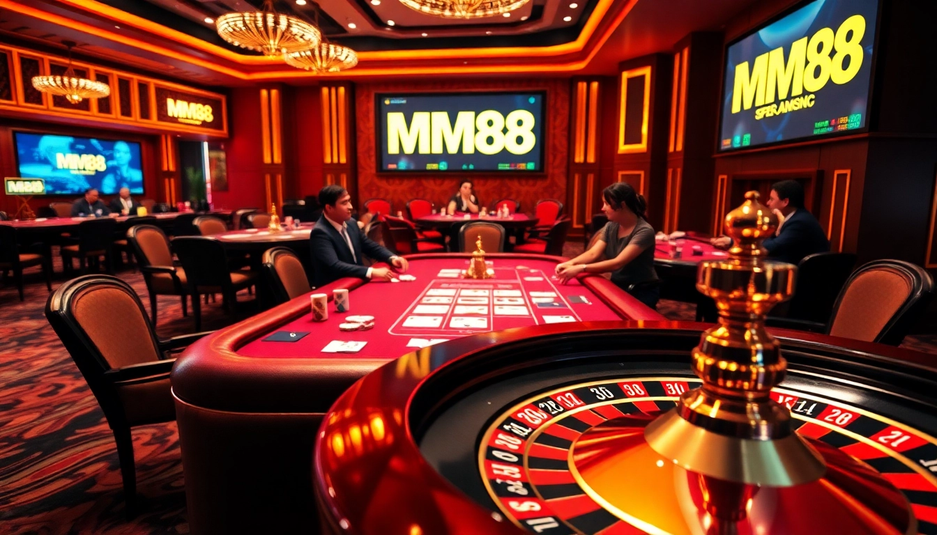 Experience high-stakes poker and roulette at mm88, a vibrant online casino hub.