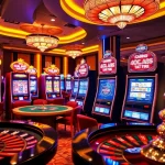 Experience the thrill of gta togel with vibrant slot machines and winning action in a luxurious casino.