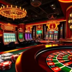 Capturant l'adrénaline du casino en ligne français avec des machines à sous dynamiques et des tables de jeu vibrantes.