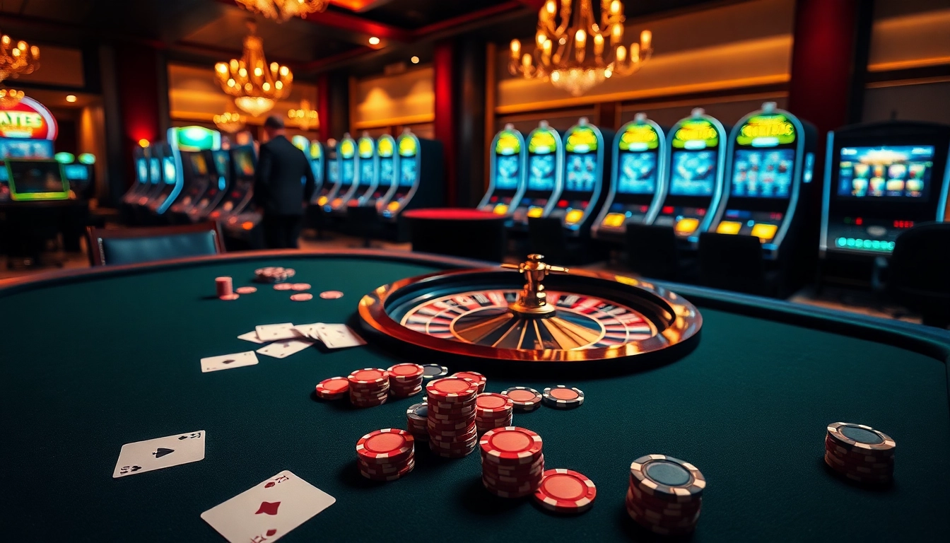 Vivez l'excitation du casino en ligne français avec des tables de poker vibrantes et des machines à sous scintillantes.