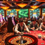 Hay88 players engaging at a vibrant casino with exciting gaming options.