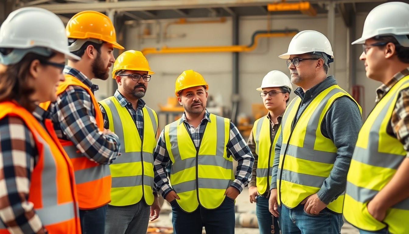 Learn essential construction safety training techniques with engaged workers demonstrating safety protocols.
