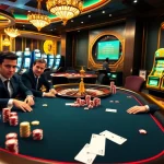 Jouez à des jeux passionnants au casino en ligne français avec des tables de poker vibrantes et des roues de roulette animées.