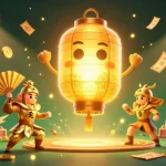 Découvrez le nouveau casino en ligne avec des personnages de lanternes et des éléments riches de jeux de casino.