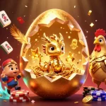 Découvrez le meilleur casino en ligne en France avec ce dragon doré et des symboles chanceux flottants.