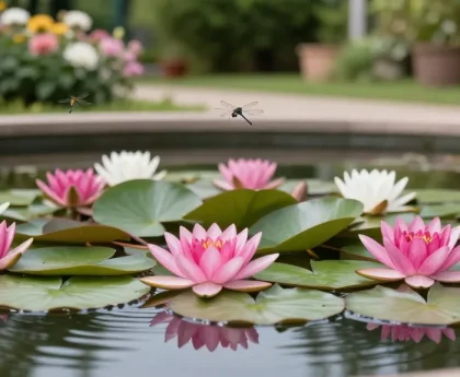 Buy Water Lilies to enhance your garden pond with vibrant blooms and lush greenery.