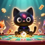 Experience the excitement of a credit card casino with vibrant characters and dynamic gaming elements.