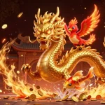Plongez dans l'univers du casino en ligne argent réel avec un dragon chinois et un phoenix.